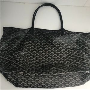 Authentic GM Black Goyard Tote